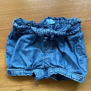 Baby gap denim bubble shorts